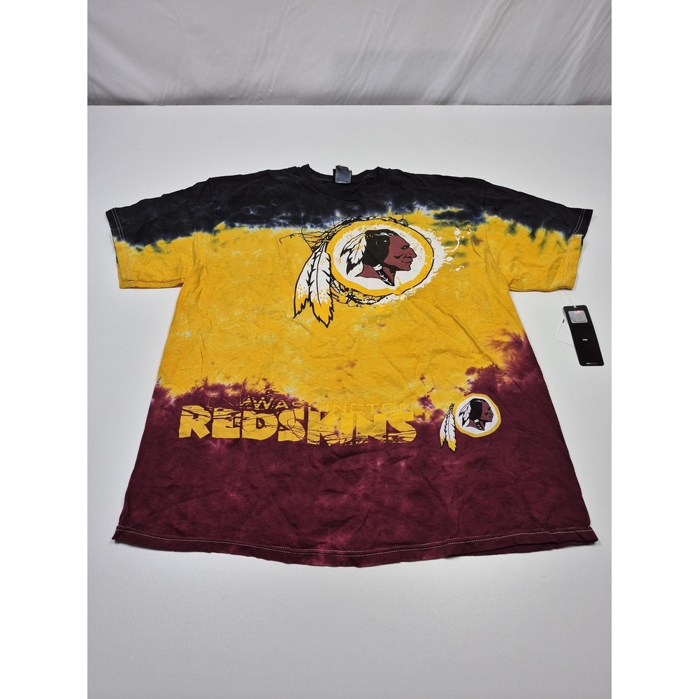 VTG Washington Redskins Shirt Mens 2XL Tie Dye NFL Football Team Apparel AOP